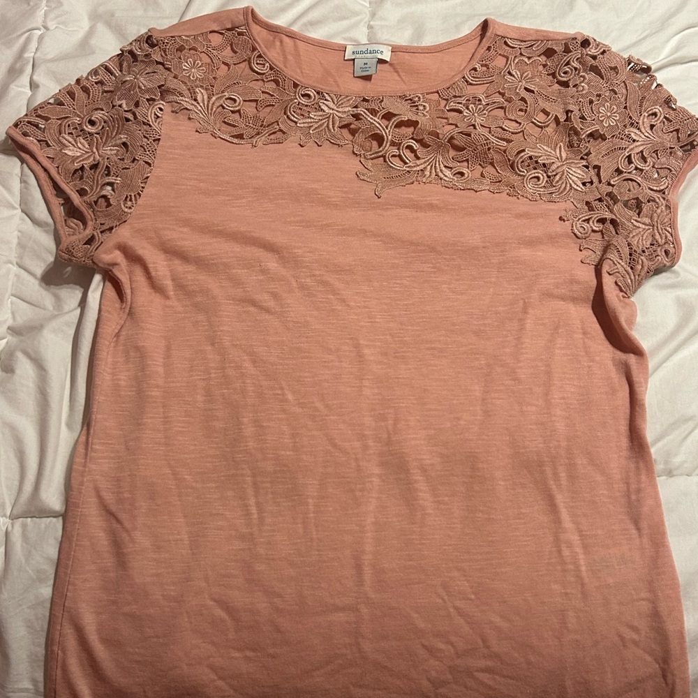 Sundance Women's Coral Lace Shirt